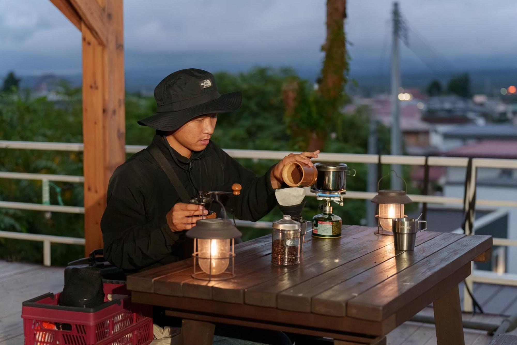 Hostal Mount Fuji Panorama Glamping Fujikawaguchiko Exterior foto